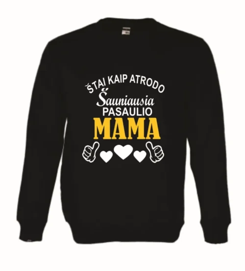 Džemperis štai kaip atrodo šauniausia pasaulio mama