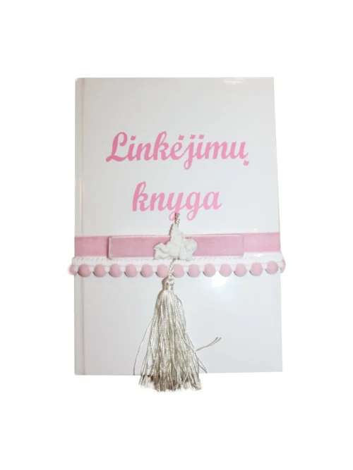 Linkėjimų knyga rožinė