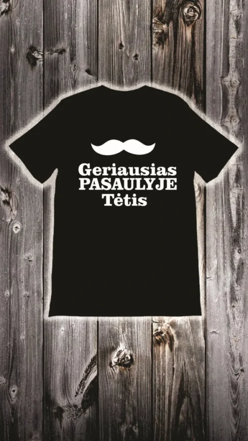 Marškinėliai geriausias pasaulyje tėtis