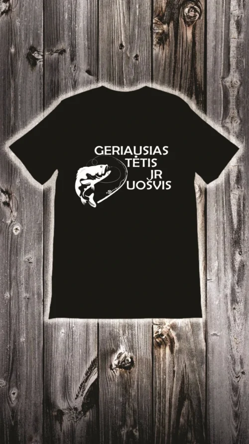 Marškinėliai geriausias tėtis ir uošvis