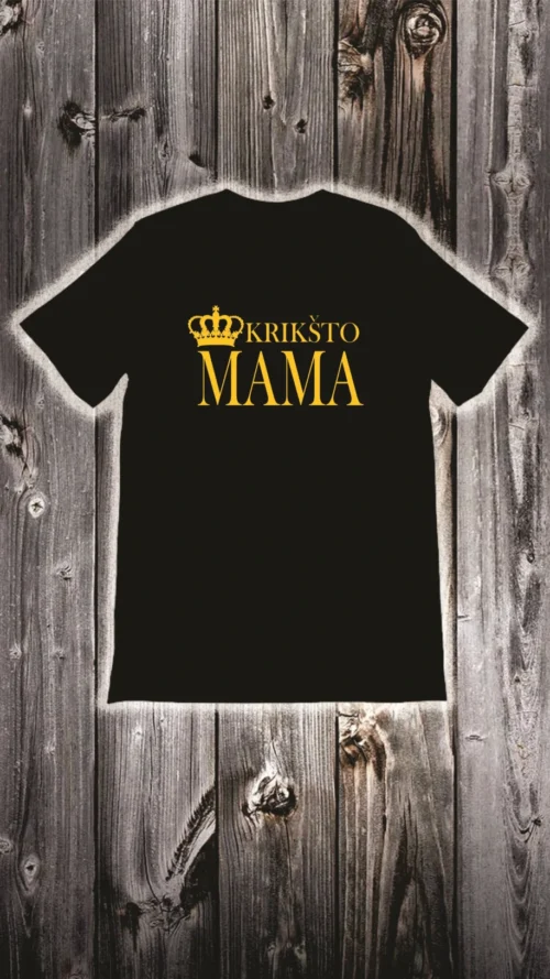 Marškinėliai Krikšto mama Nr. 5