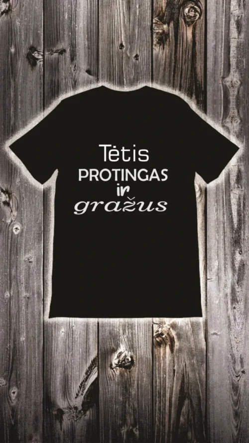Marškinėliai tėtis protingas ir gražus