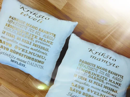 Pagalvė Krikšto mamytei