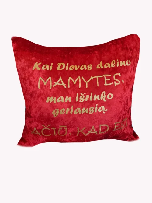 Pagalvėlė kai dievas dalino mamytes Nr.2