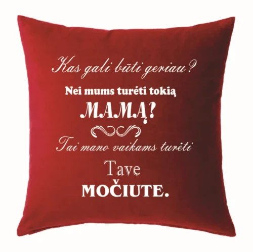 Pagalvėlė kas gali būti geriau