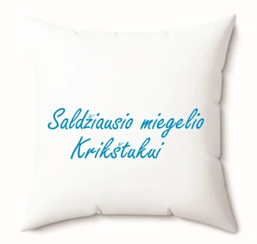 Pagalvėlė saldaus miegelio Krikštukui