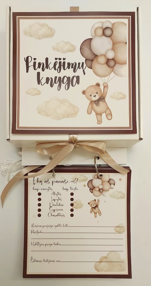 Linkėjimų knyga MEŠKUTIS - Image 2