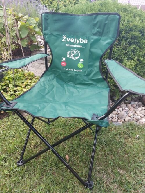 Turistinė sulankstoma kėdė "Žvejyba skambina"
